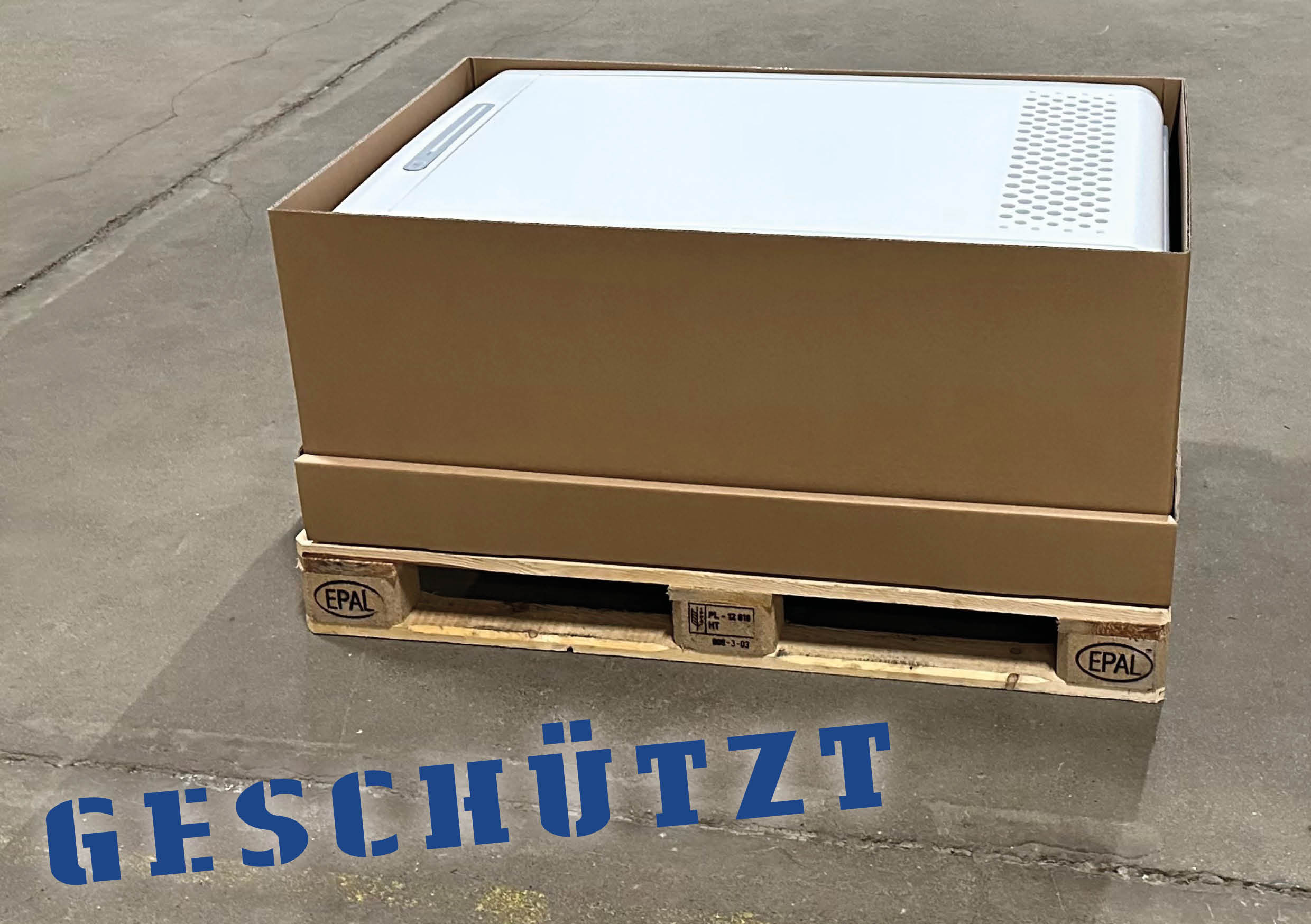 Geschützte Verpackung