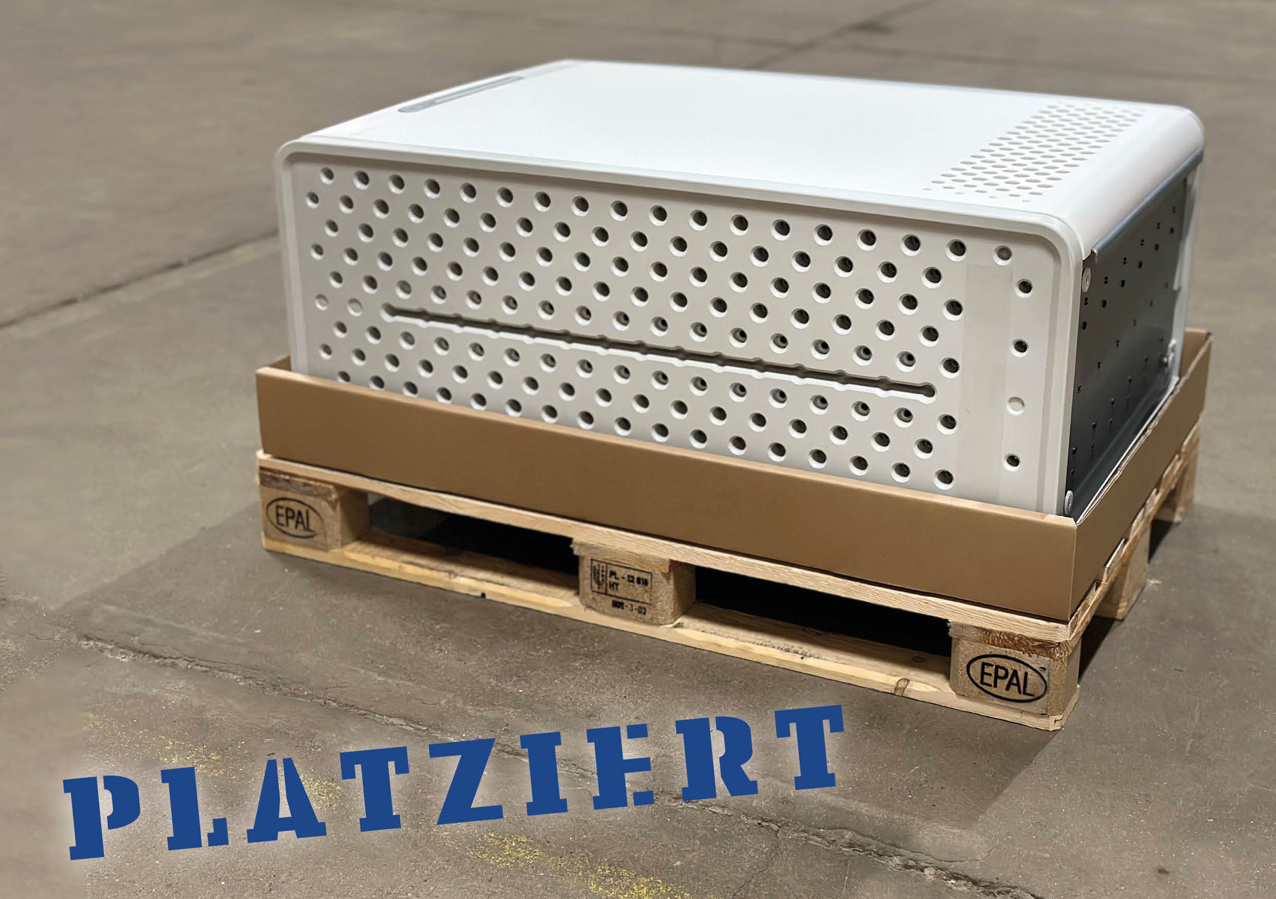 Platzierte Verpackung